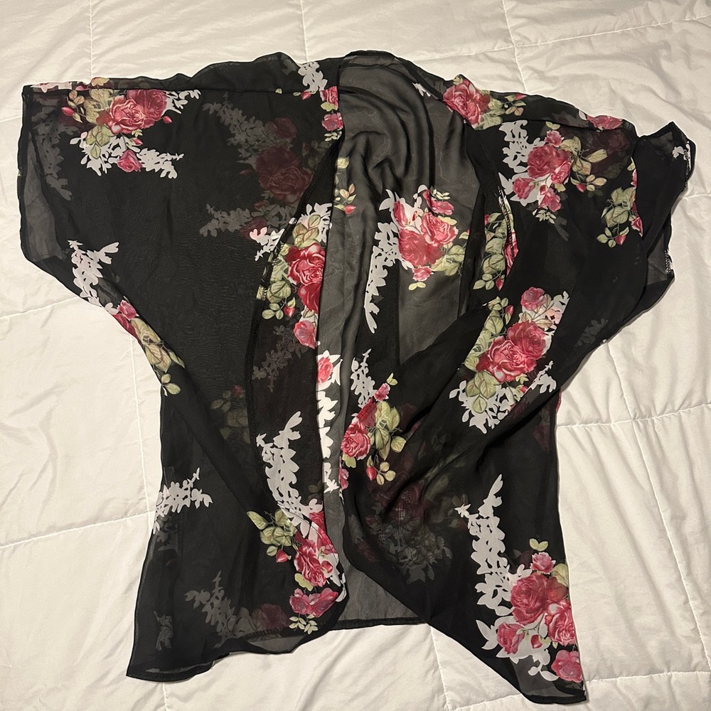 Amazon Floral Kimono XXL